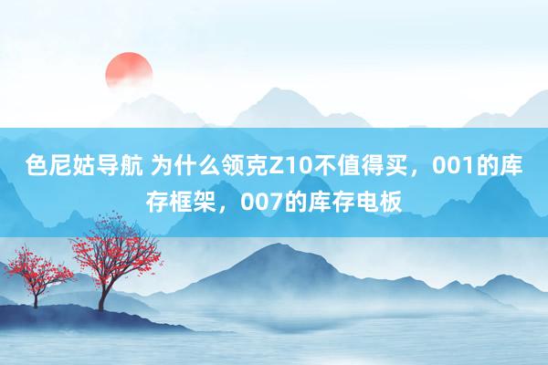 色尼姑导航 为什么领克Z10不值得买，001的库存框架，007的库存电板