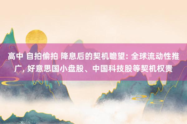 高中 自拍偷拍 降息后的契机瞻望: 全球流动性推广， 好意思国小盘股、中国科技股等契机权贵