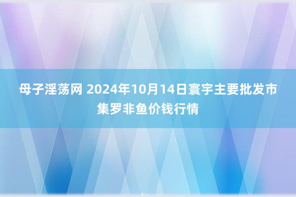 母子淫荡网 2024年10月14日寰宇主要批发市集罗非鱼价钱行情