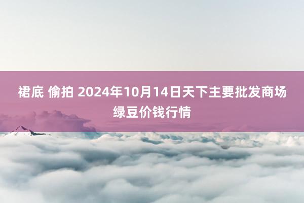 裙底 偷拍 2024年10月14日天下主要批发商场绿豆价钱行情