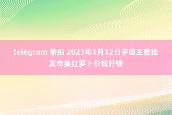 telegram 偷拍 2025年1月12日宇宙主要批发市集红萝卜价钱行情