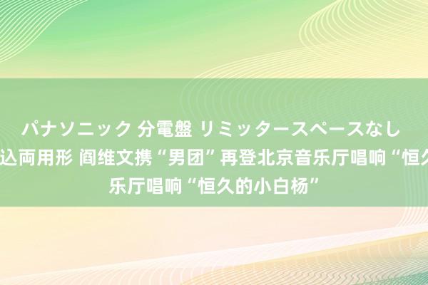 パナソニック 分電盤 リミッタースペースなし 露出・半埋込両用形 阎维文携“男团”再登北京音乐厅唱响“恒久的小白杨”